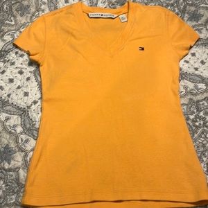 GUC Tommy Hilfiger Orange Tee size small